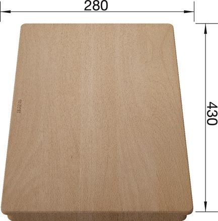 Разделочная доска массив бука Blanco 514544