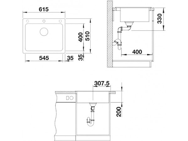 �������� ����� Blanco Naya 6 ����� �������  519644