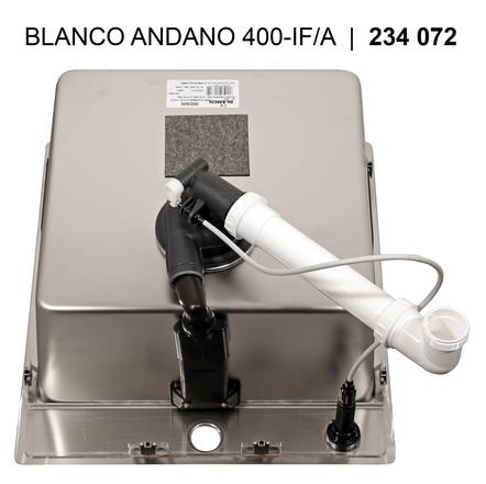 Кухонная мойка Blanco Andano 400-IF/A  нержавеющая сталь зеркальная полировка 525244