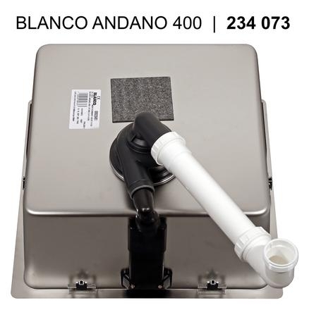Кухонная мойка Blanco Andano 400-U  нержавеющая сталь зеркальная полировка 522959