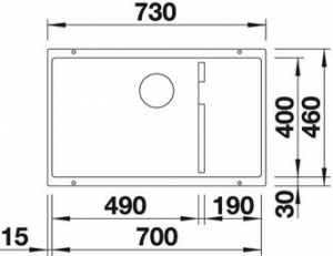 Кухонная мойка Blanco Subline 700-U Level