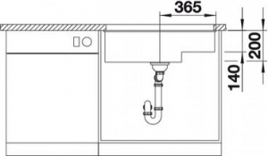 Кухонная мойка Blanco Subline 700-U Level