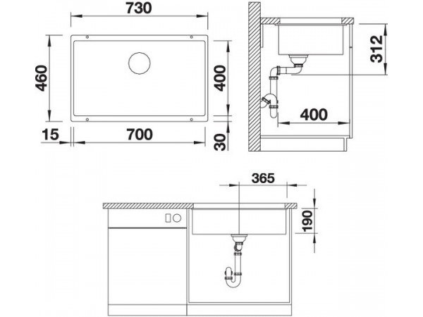 �������� ����� Blanco Rotan 700-U �����  521346