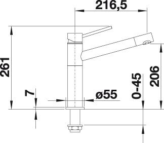 ��������� Blanco Alta II ����� ������  527539