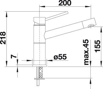 ��������� Blanco Alta Compact Silgranit
