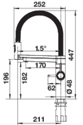 ��������� Blanco Evol-S Pro Filter ������ ������� � ������ ��� �������� ���� � ��������� ������ 526636