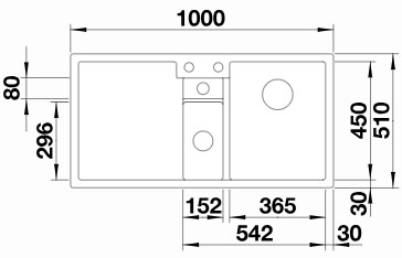 �������� ����� Blanco Collectis 6 S Silgranit ������ ����� 527058