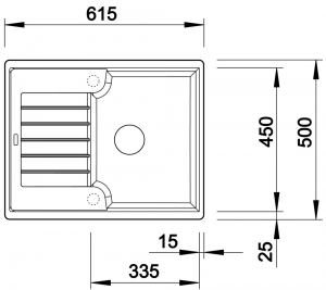 �������� ����� Blanco Zia 40 S ������ ����� 527195