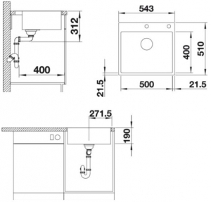 �������� ����� Blanco Subline 500-IF/A ������ 525999
