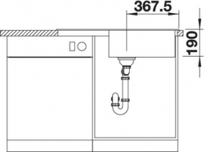 �������� ����� Blanco Legra XL 6 S ������ ����� 527274