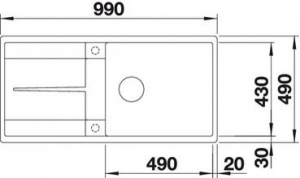   Blanco Metra XL 6 S-F  516522