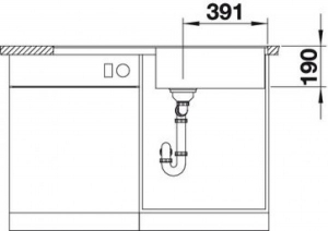   Blanco Metra XL 6 S-F  516522