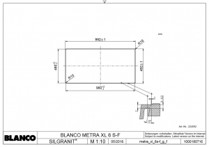   Blanco Metra XL 6 S-F  516522