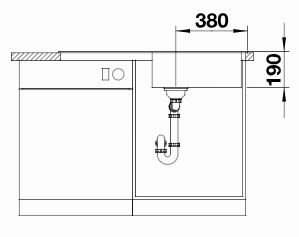   Blanco Sity XL 6 S - 525056