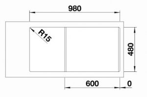   Blanco Sity XL 6 S - 525060