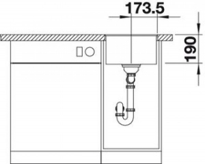   Blanco Subline 320-F  523419