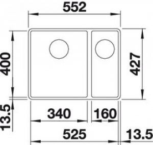   Blanco Subline 340/160-F   523569