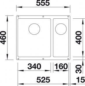  Blanco Subline 340/160-U ( )  523557