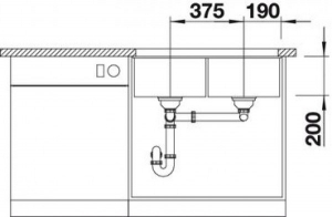   Blanco Subline 350/350-U  523580