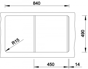   Blanco Zenar 45 S        523802