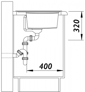   Blanco Zenar 45 S        523810