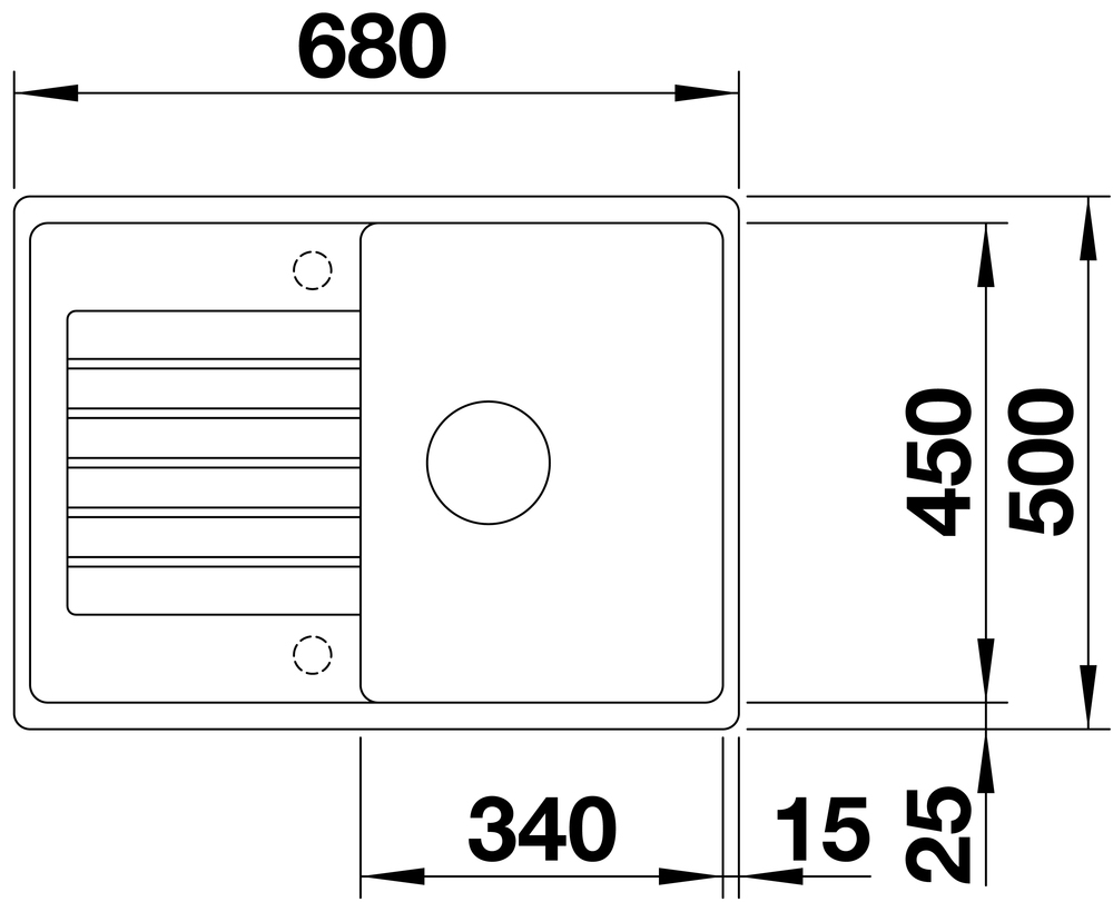   Blanco Zia 45 S Compact  526009