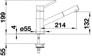 ��������� Blanco Kano-S Silgranit ������ ����� 526952