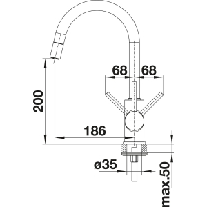 ��������� Blanco Mida-S Silgranit  ������ �����  526968