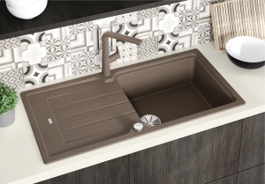 Смеситель Blanco Avona-S Silgranit темная скала 521285